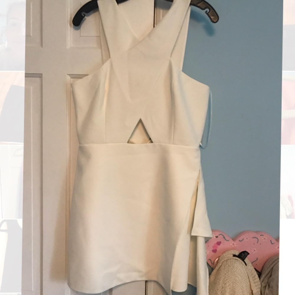 BCBG White Cocktail Dress